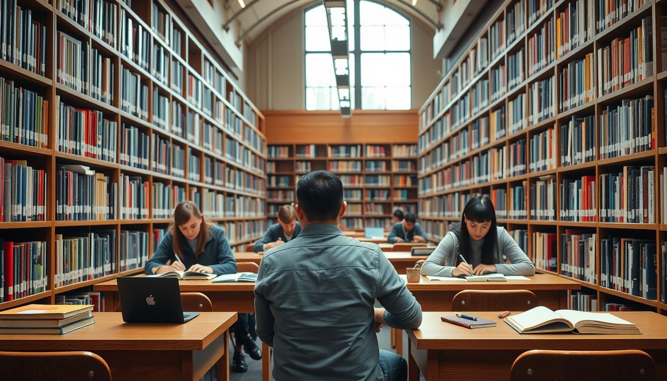 Modern university campus for students